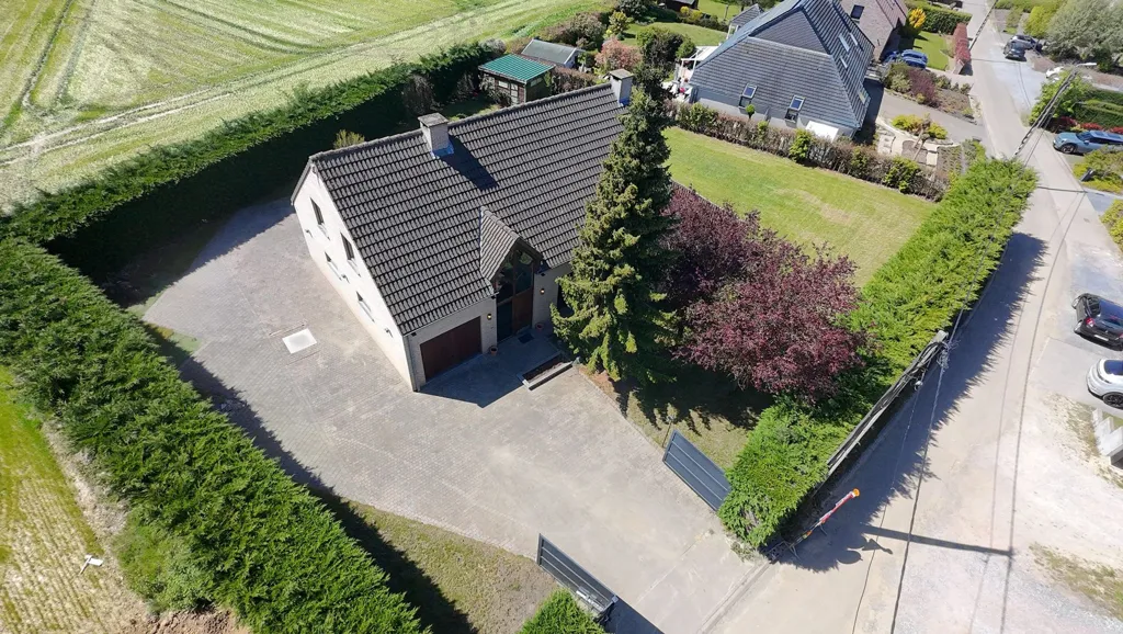 Aerial - Spacious House with Garden in Oud-Heverlee