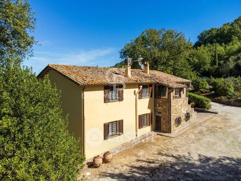 Vue aérienne - Rustic Casale with Panoramic Views in Gubbio