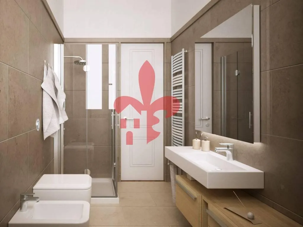 Salles de bain - Fully Rented 5-Room Apartment in Florence