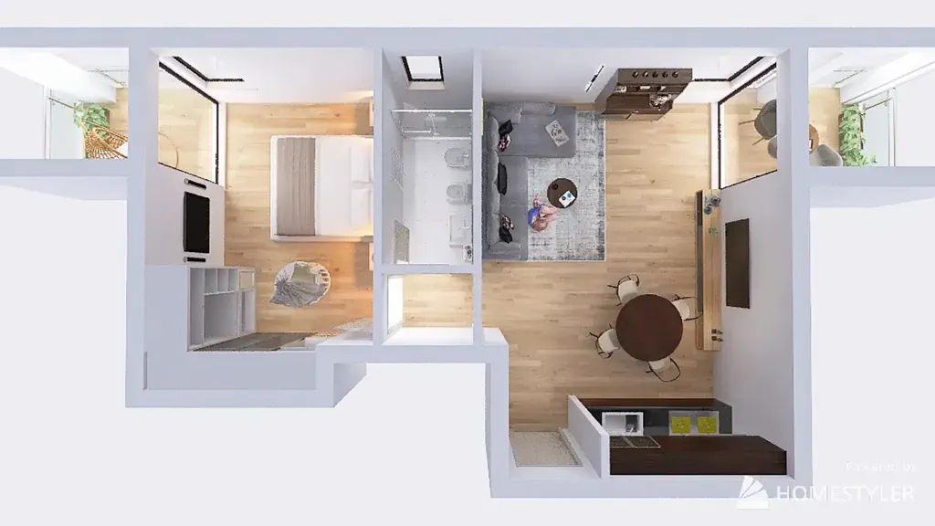 Plan - New Class A4 Apartment with Terrace in Florence