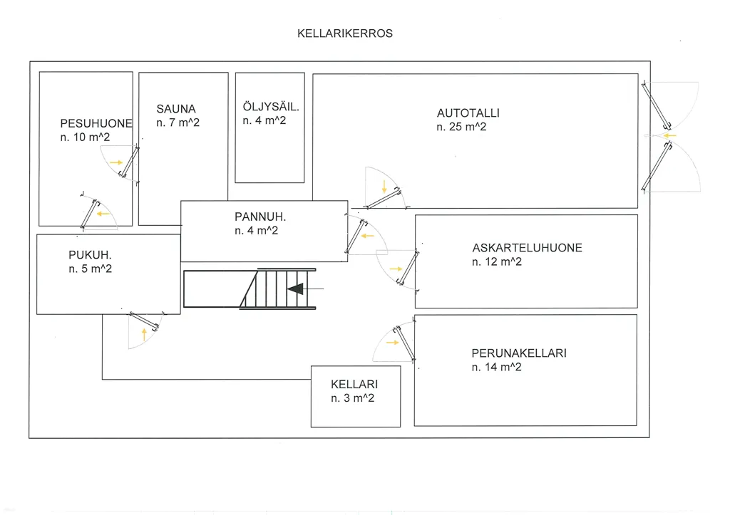 Planimetria - Renovatable Cottage with Sauna in Forest Setting