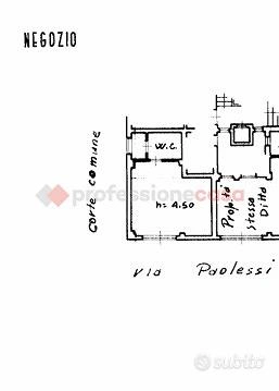Planimetria - Commercial Space with Disabled Access in Rieti