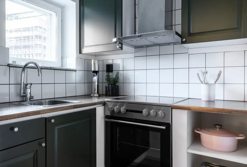Cuisine - Efficient Studio Flat with Balcony in Kvarnberget