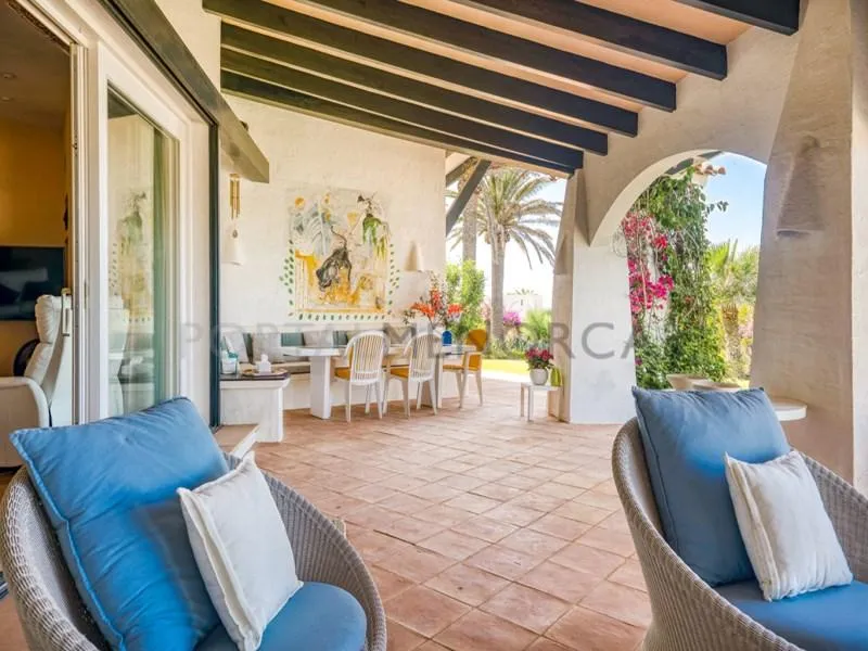 Terrasse - Chalet with Pool in Binidali, Mahón
