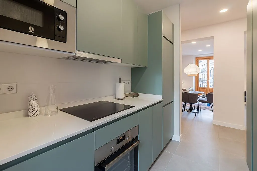 Köök - Furnished Flat with Balcony in Madrid