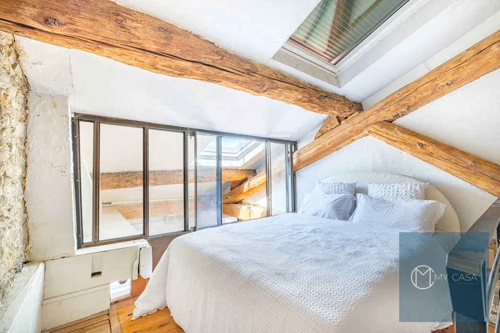Schlafzimmer - T2bis with Courtyard View in Lyon 1er