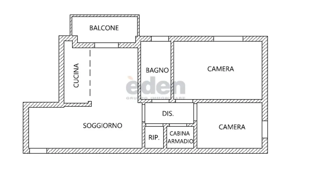 Plaan - Apartment with Balcony in Castelfranco Emilia