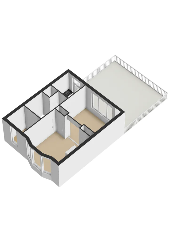 Plaan - Apartment with Terrace in Utrecht