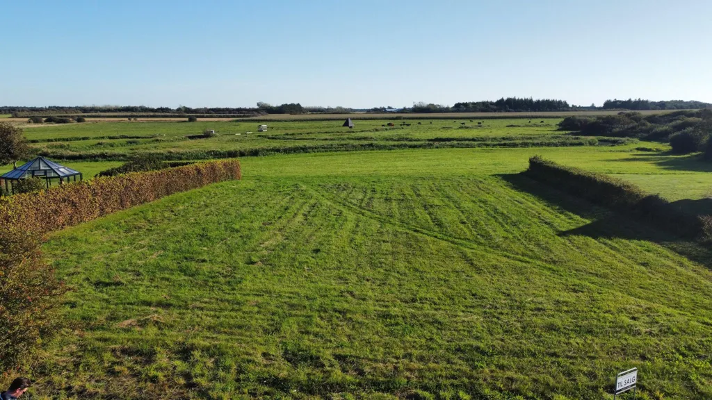 Õhuvaade - Building Plot with River View near Ringkøbing