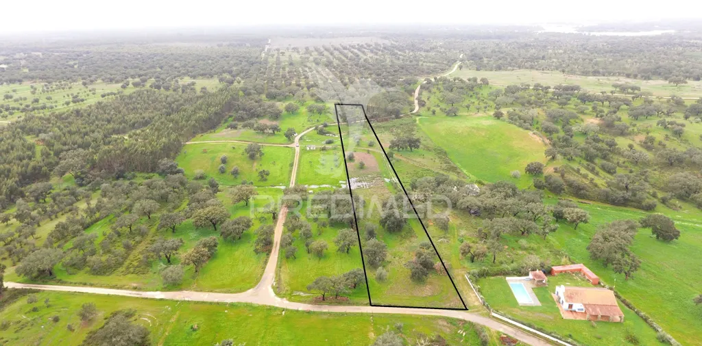 Vista aerea - Rustic Land with Barrage View in Alentejo