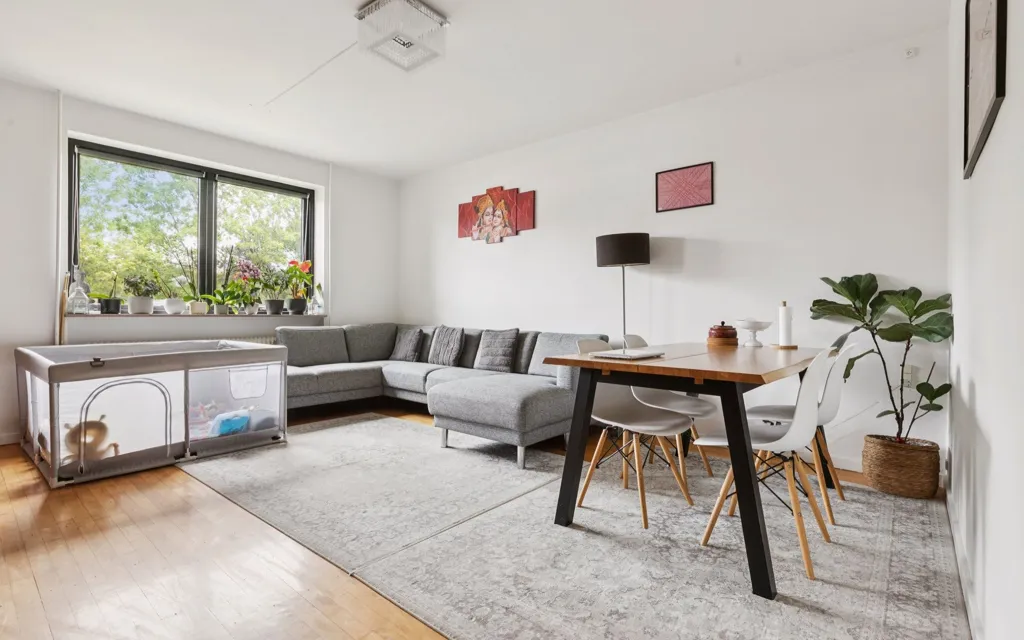 Living Room - Apartment with Garden Access in Kastrup