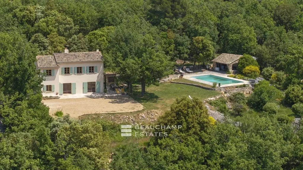 Õhuvaade - Charm Villa with Panoramic View in Bargemon
