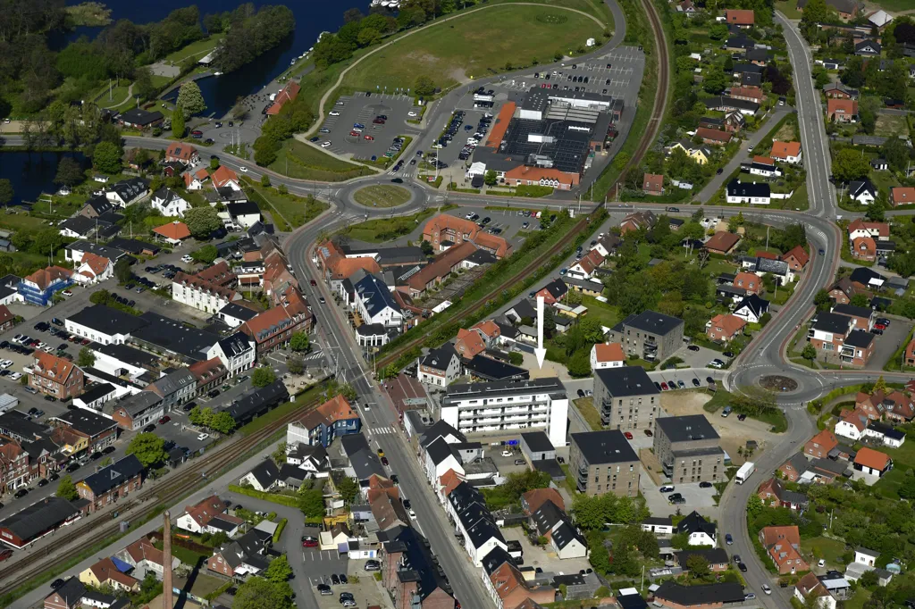 Vue aérienne - Approved Project Plot with Sea View in Ry