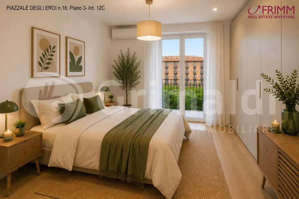 Camere da letto - Modern Bungalow with Balcony in Rome