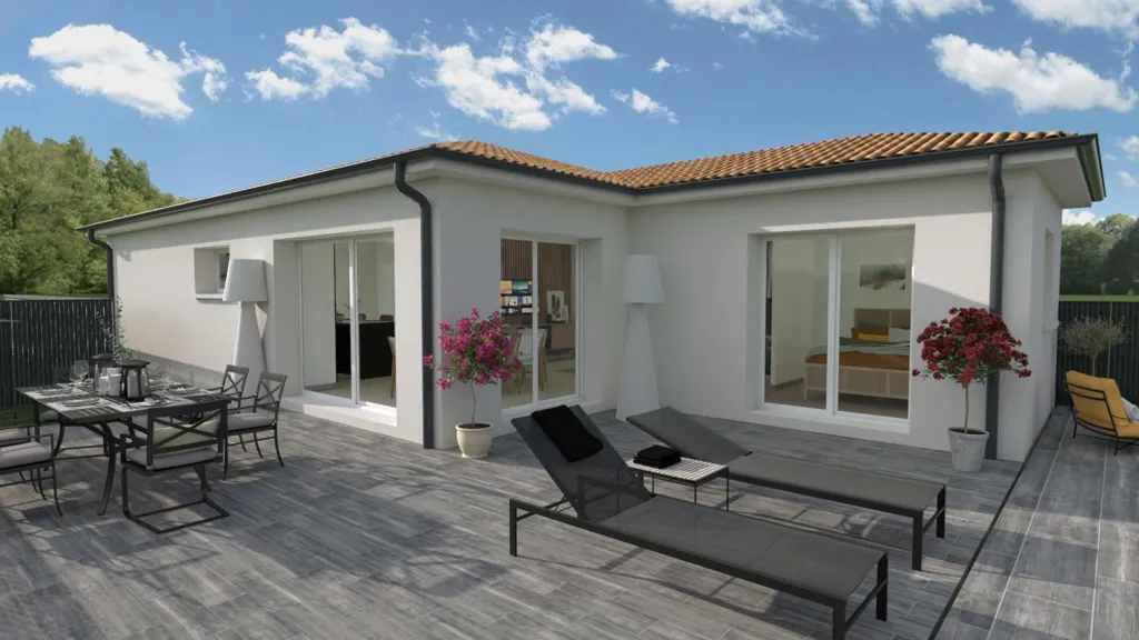 New House with Garden in Mérignac