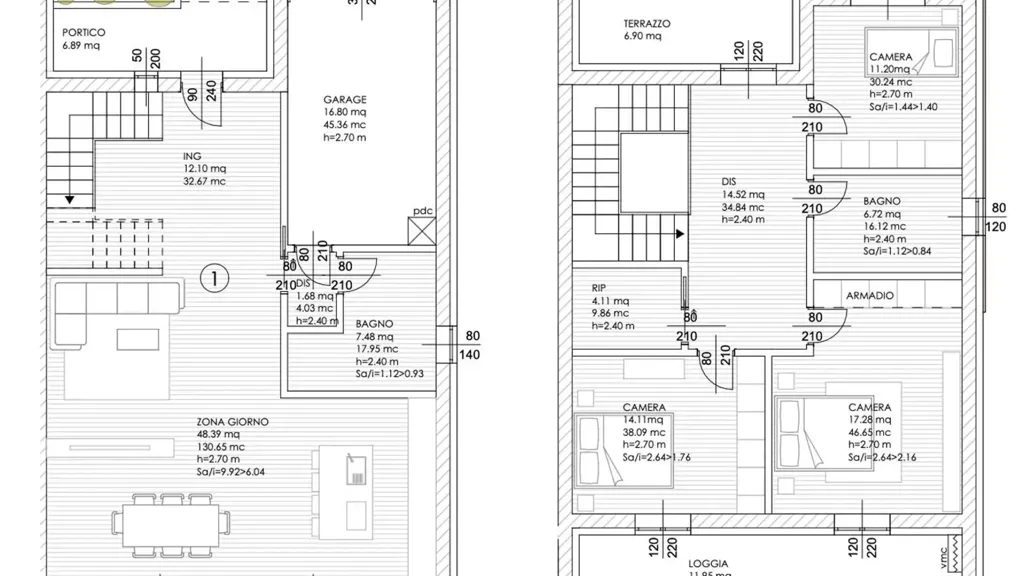 Plaan - New Build Triplex with Private Garden in Brugine