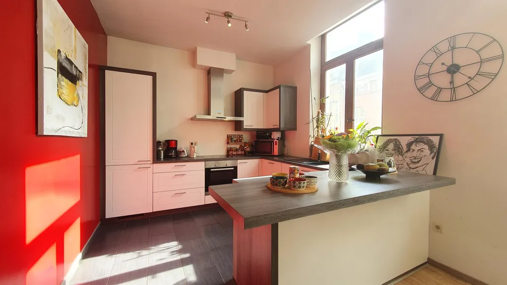 Cuisine - Appartement Rénové à Proximité de la Gare à Namur