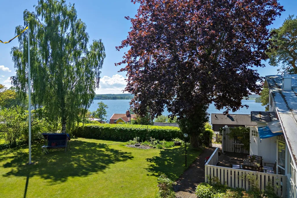 Garden - Villa with Lake View in Stenhamra