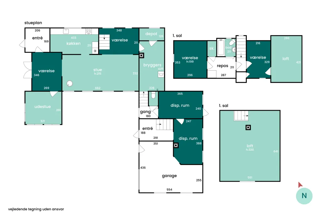 Floor Plan - Charming Villa with Central Location in Aakirkeby