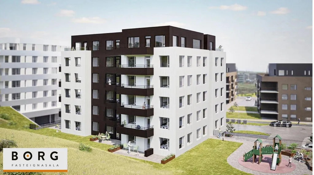 Exterior - New 2-Bedroom Apartment with Elevator in Hafnarfjörður