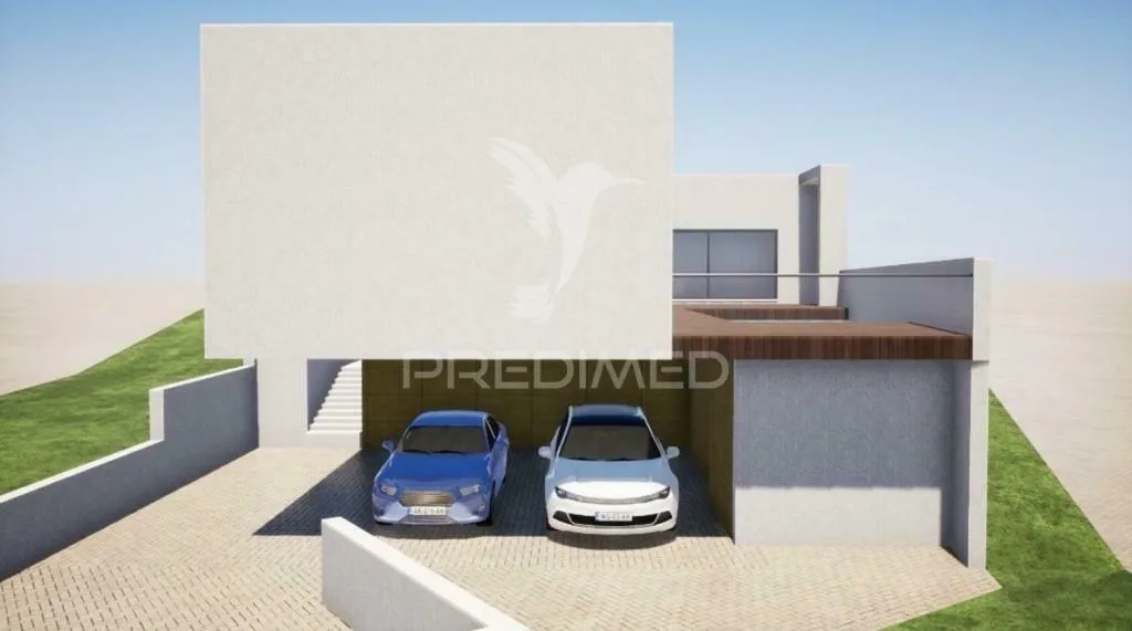Under Construction House with Pool in Natural Setting