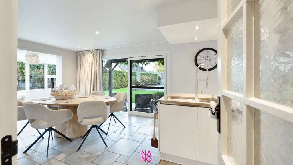 Sala da pranzo - Energy-Efficient Villa with Pool in Moerkerke