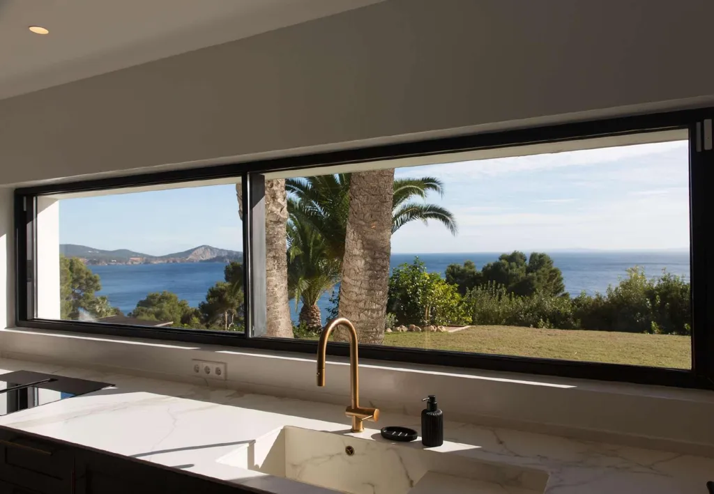 Cuisine - Renovated Villa with Sea View in Es Cubells, Ibiza