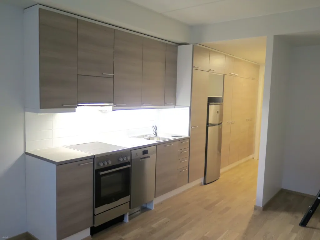 Cuisine - Modern Studio Flat with Balcony in Lahti Centre