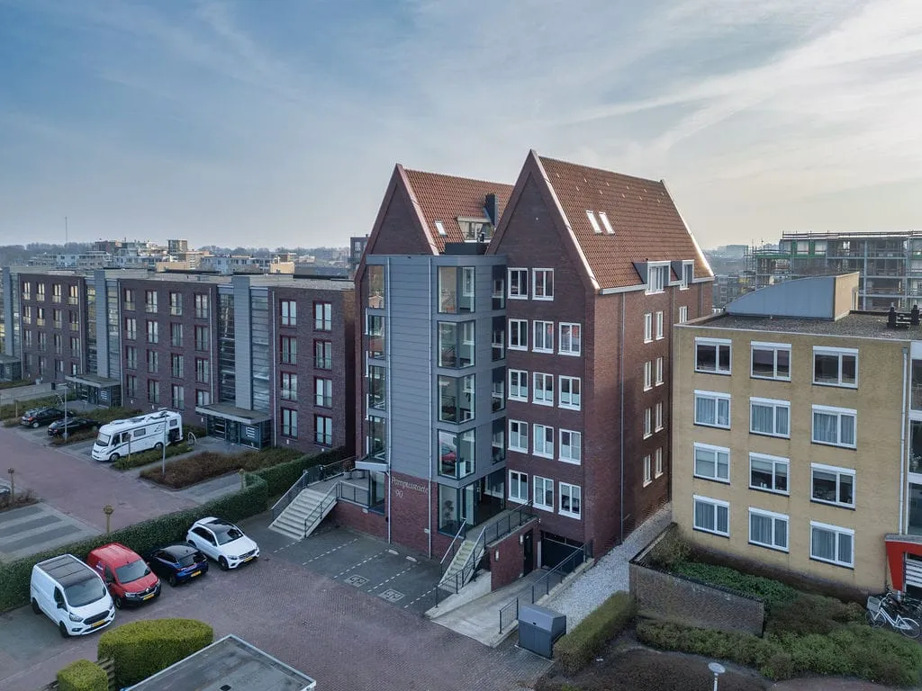 Vue aérienne - Modern Apartment with Balcony in Sneek