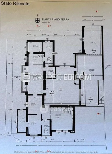 Plaan - Triplex with Garden in Copparo