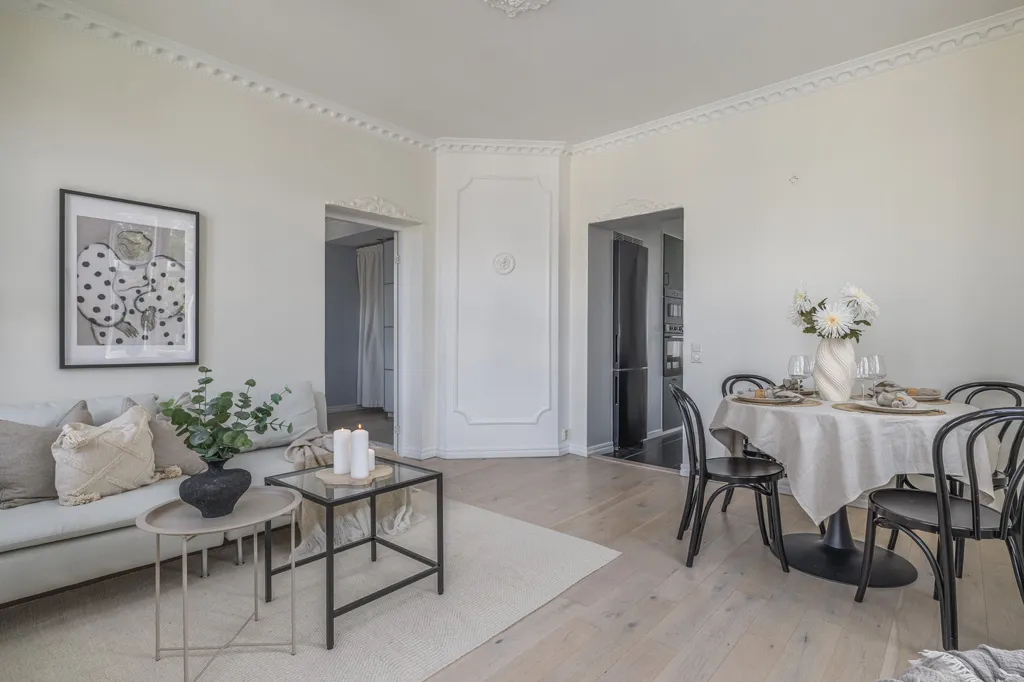 Soggiorno - Apartment with Garden View in Södermalm