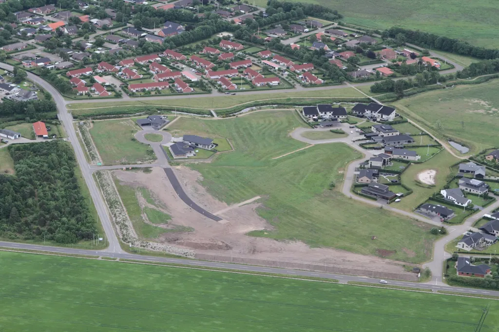 Õhuvaade - Year-Round Plot with 5G Coverage in Skjern