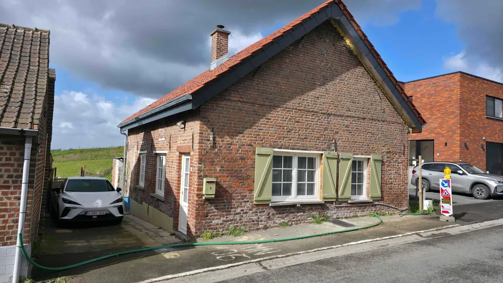 Extérieur - Maison Rénovée avec Vue Panoramique à Vollezele