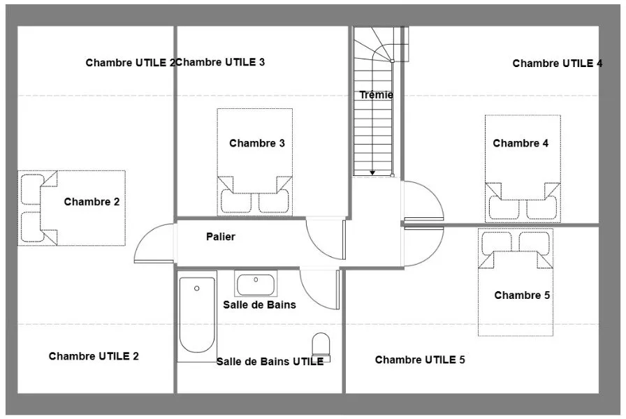 Plan - Maison à Construire avec Jardin aux Iffs