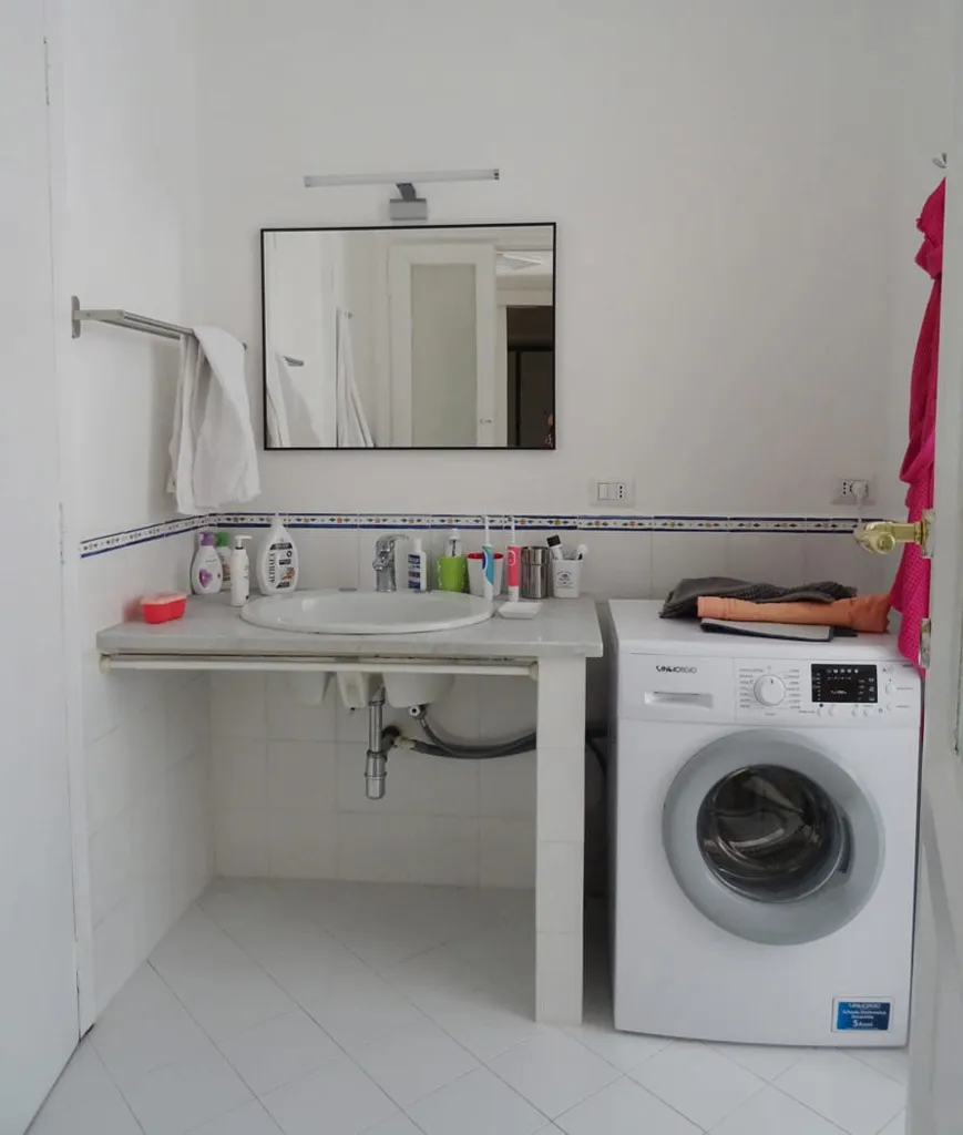 Buanderie - Studio Apartment with Balcony in Rome