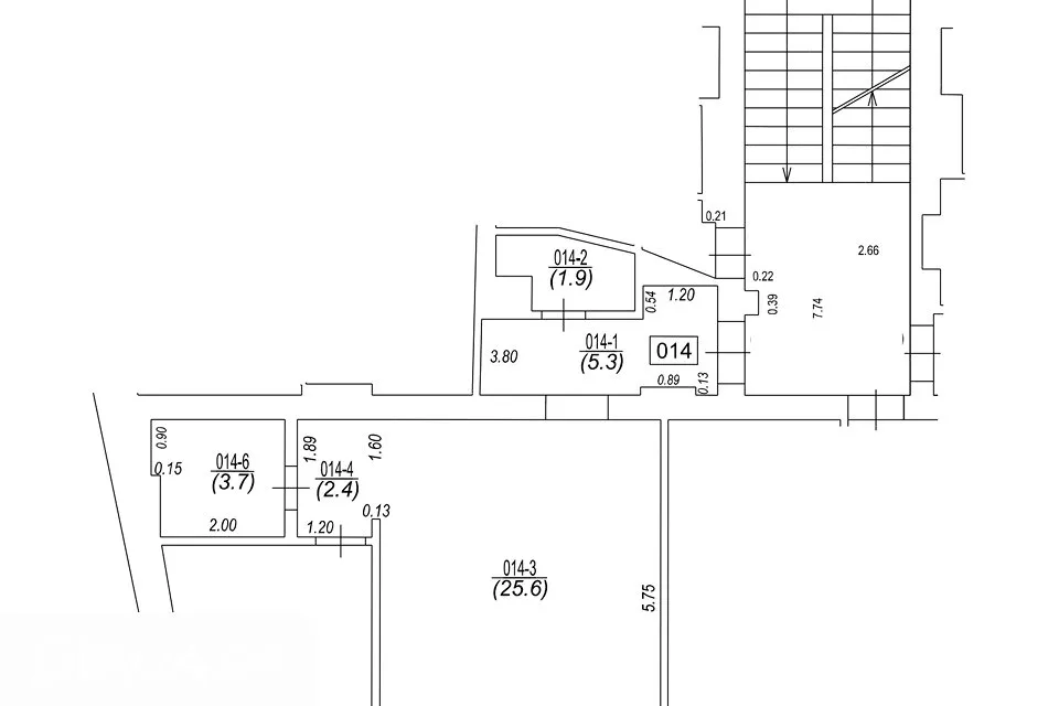 Plan - Renovated 2-Bedroom Apartment in Riga Centre
