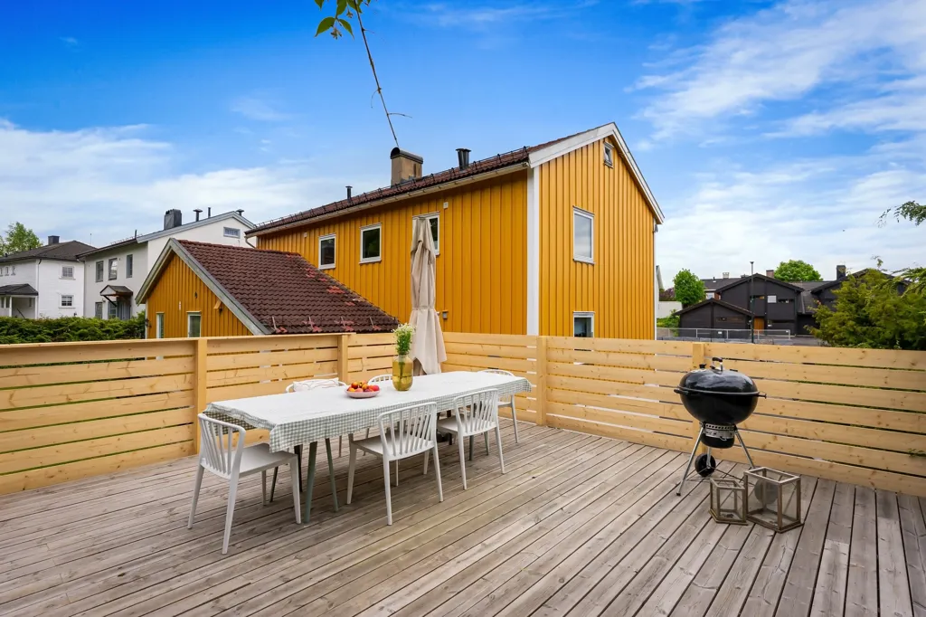 Terrasse - Duplex with South-West Terrace in Oslo
