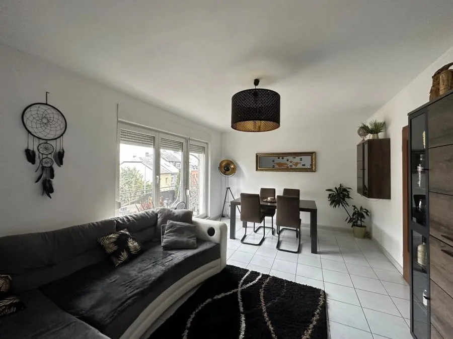 Living Room - Studio with Balcony in Dudelange