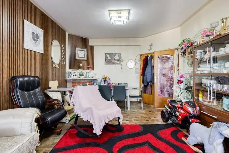 Living Room - Apartment with Canal View in Antwerp