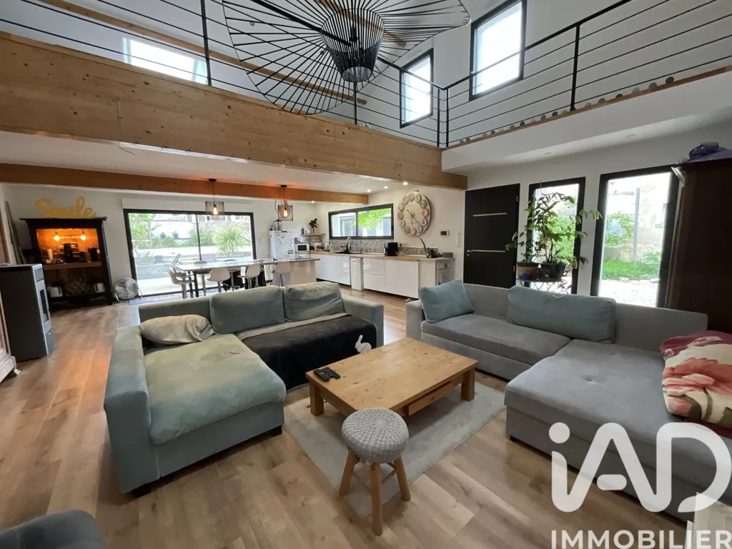 Soggiorno - Architectural House with Pool in Dissay