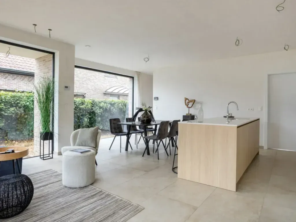 Cuisine - Nouvelle Maison avec Terrasse à Beerzel