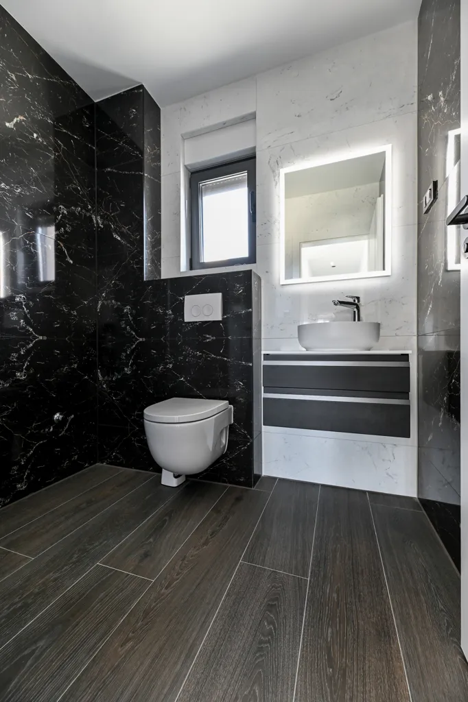 Salles de bain - Luxury Apartment with Sea View in Sukošan