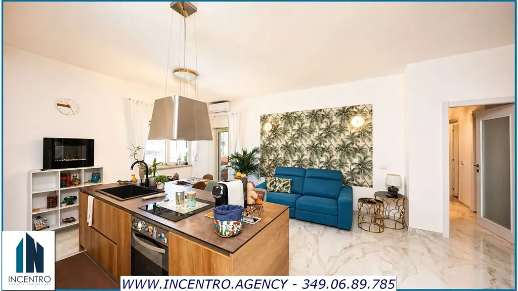 Köök - Completely Reworked Apartment with Balcony in Spadafora