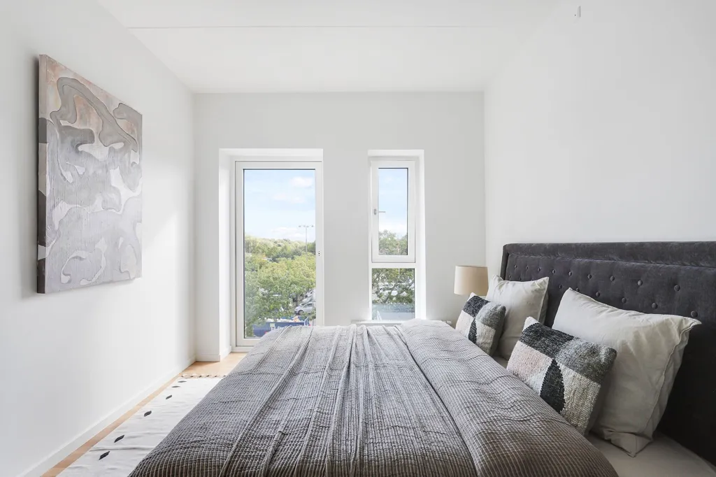 Bedrooms - Modern Flat with Terrace in Albertslund
