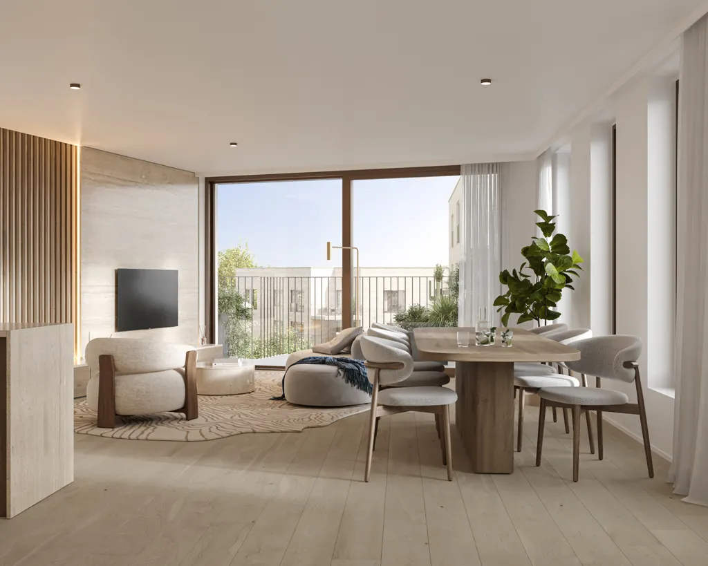 Elutuba - 2-Bedroom Apartment with Open Plan in Uccle