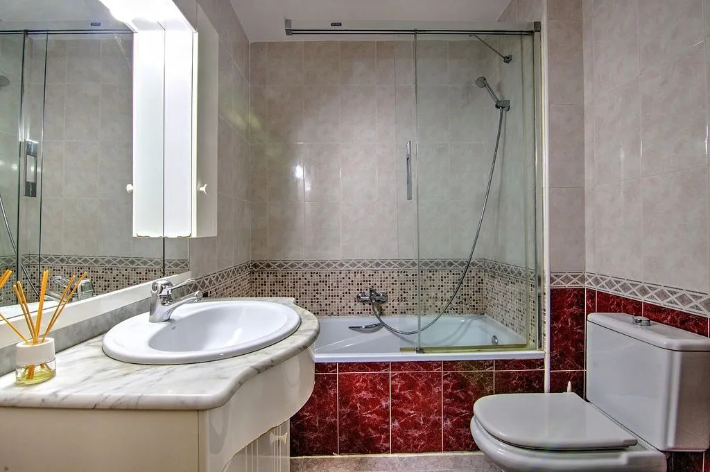 Salles de bain - Apartment with Pool and Terrace in Albufereta