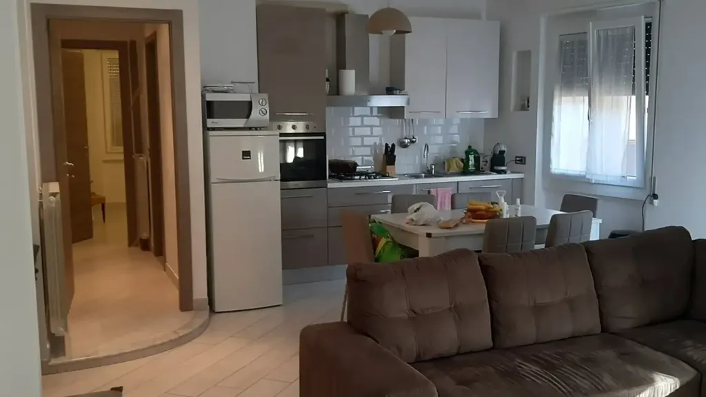 Kitchen - Modernised Apartment with Balconies in Loano