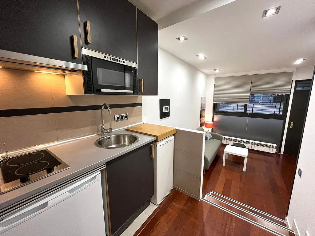Cuisine - 1-Bedroom Apartment with Terrace in Retiro