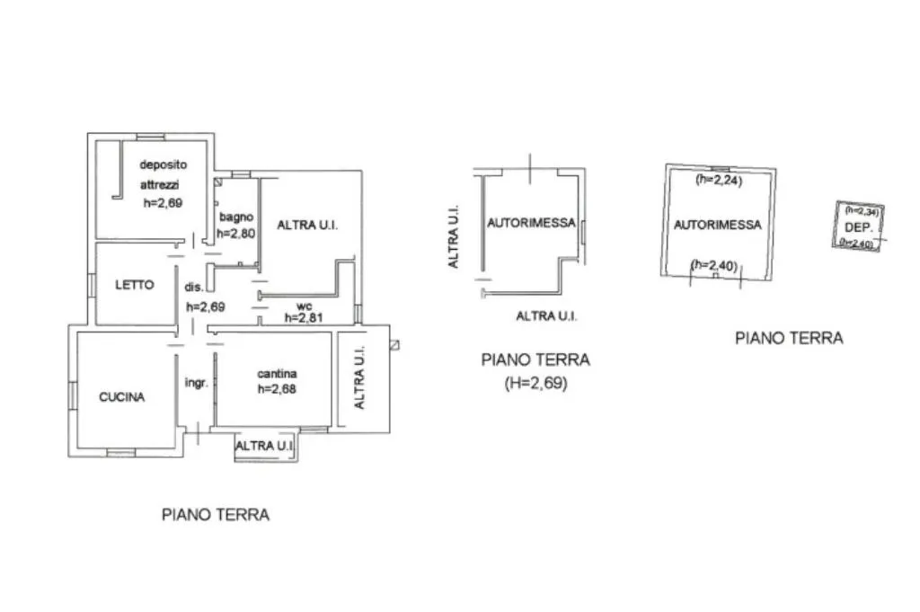 Floor Plan - Bifamiliare Villa with Garden in Montelabbate