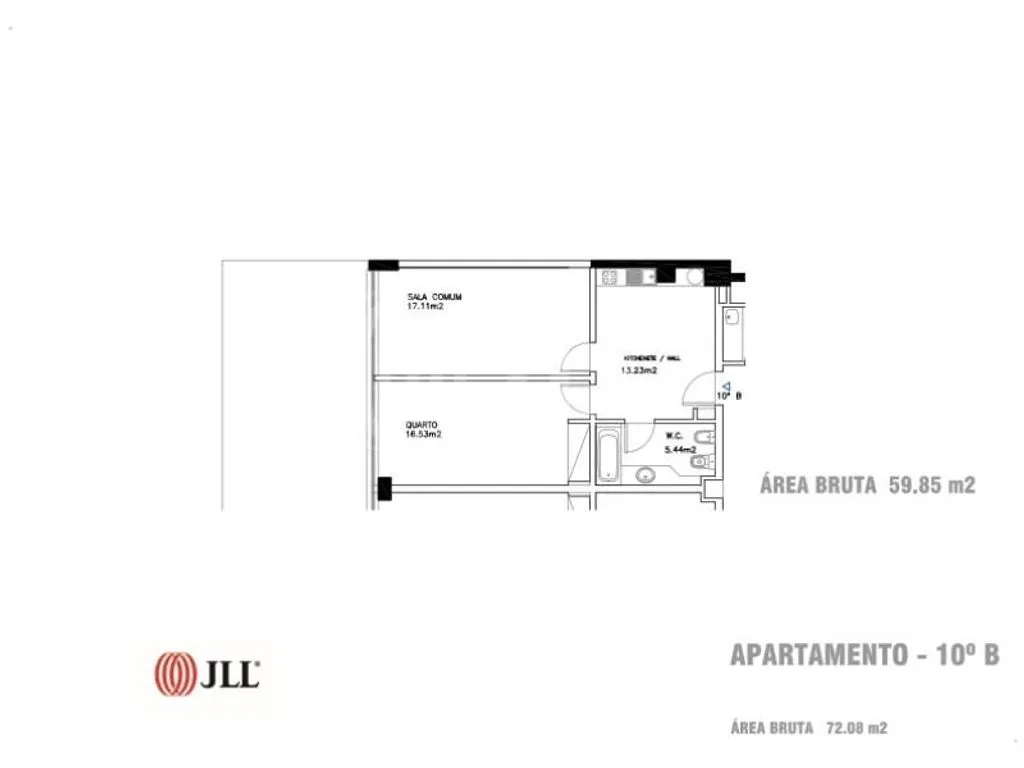 Plan - 1-Bedroom Luxury Apt with Pool in Lisbon